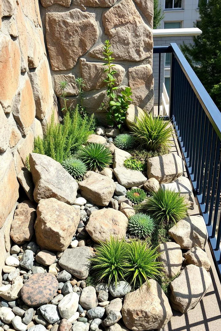 Rock Garden - 21 Balcony Garden Ideas