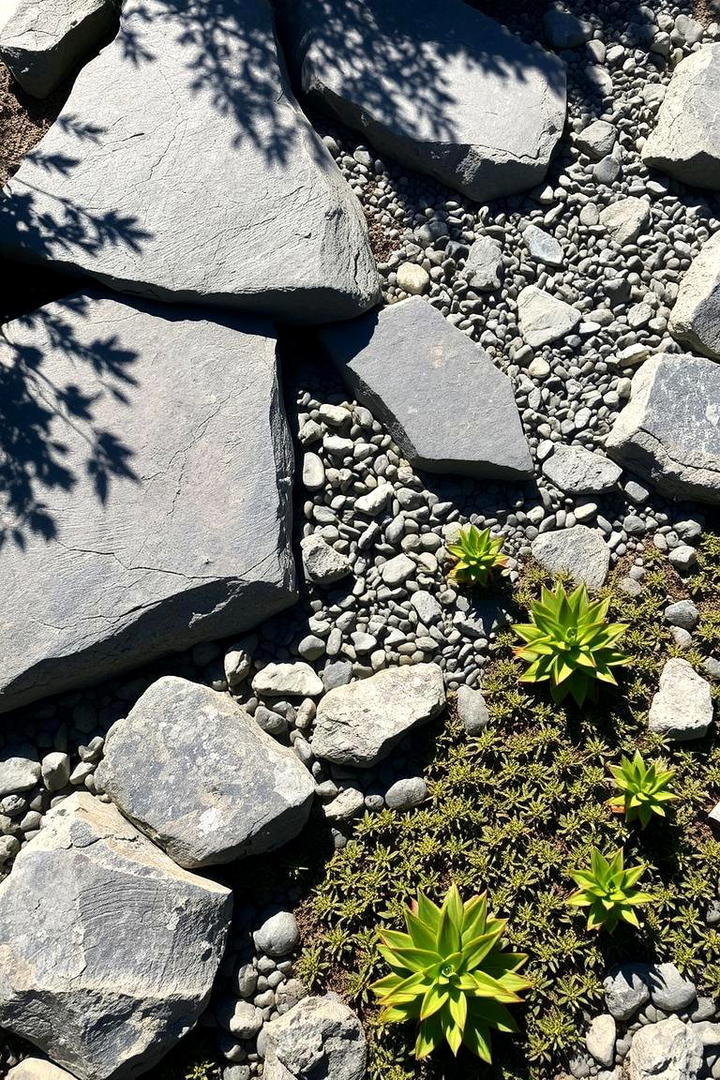 Rock and Pebble Garden - 30 Garden Ideas