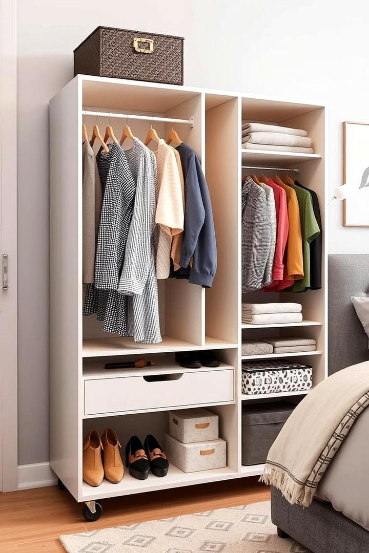 Rolling Wardrobes - 21 Clothes Storage Ideas