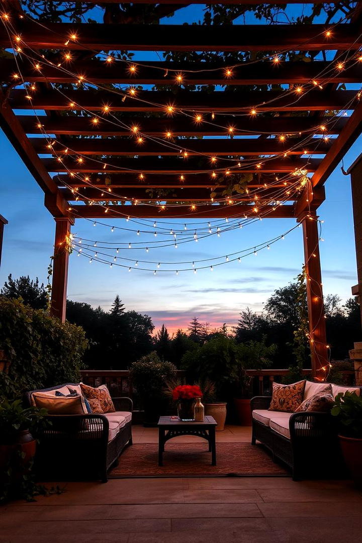 Romantic Outdoor Evenings - 21 Patio String Light Ideas