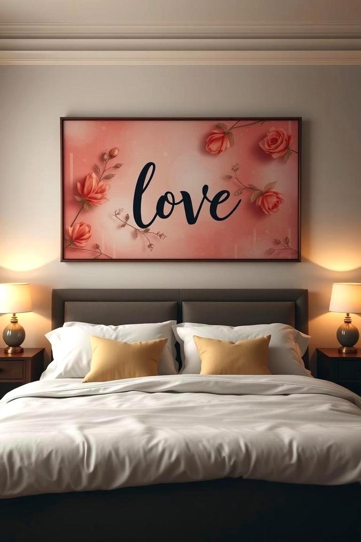 Romantic Wall Art - 17 romantic bedroom ideas