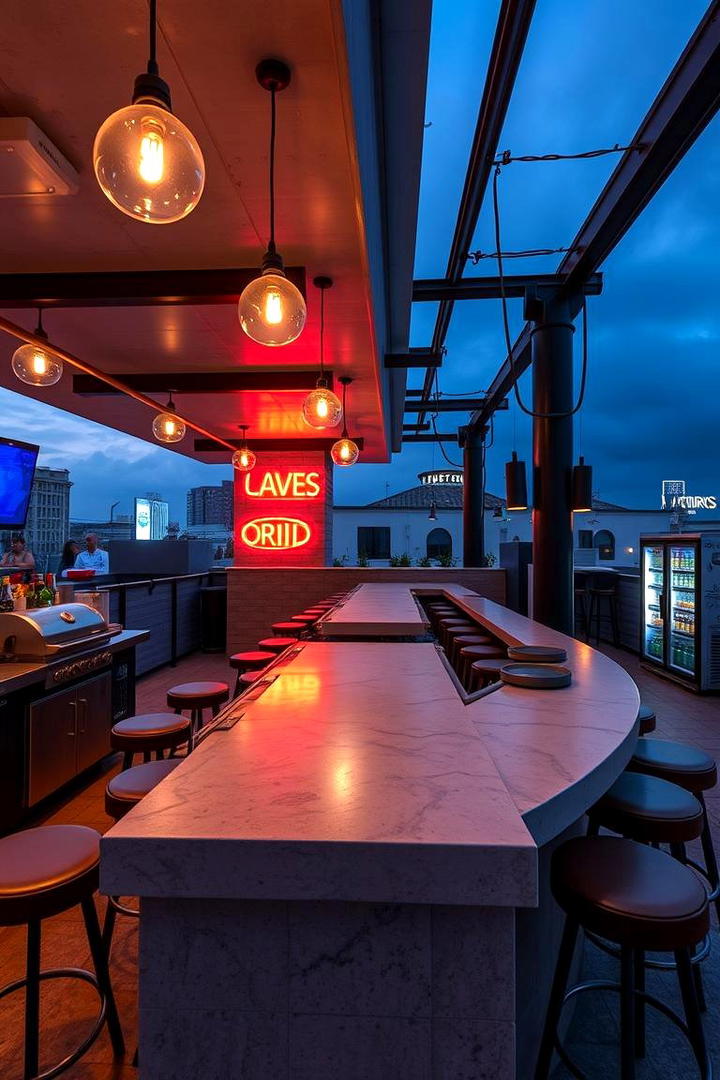 Rooftop Bar and Grill Experience - 21 Rooftop Deck Ideas