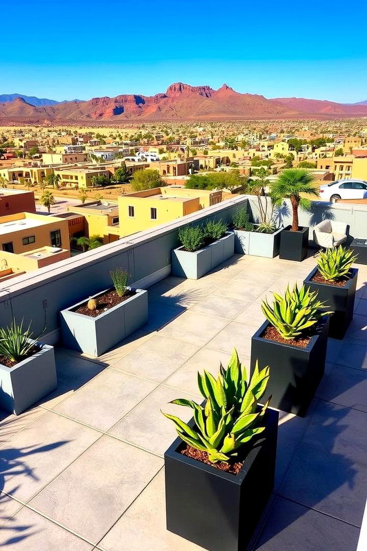 Rooftop Desert Oasis - 30 Desert Landscape Ideas