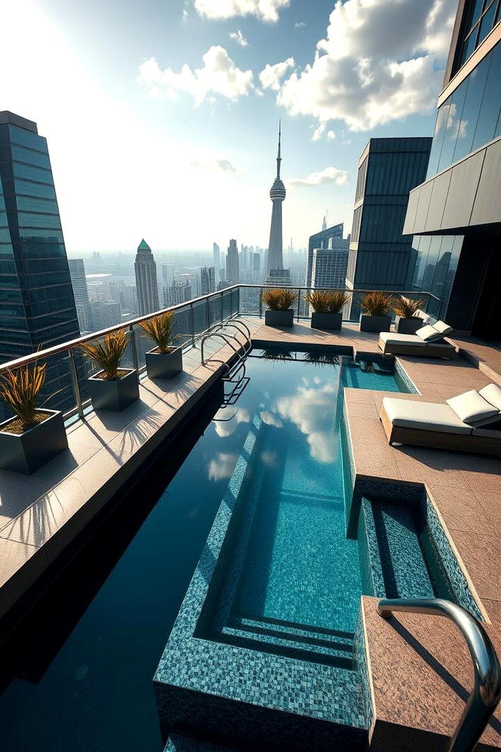 Rooftop Pool House - 21 Pool House Ideas