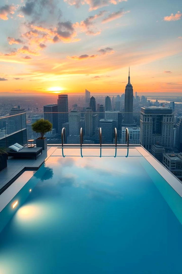 Rooftop Retreat Pool - 30 Small Pool Ideas