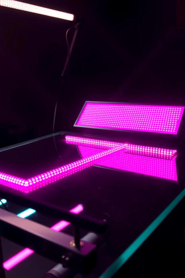 Rose Gold RGB Lighting Ambience - 30 Pink Gaming Setup Ideas