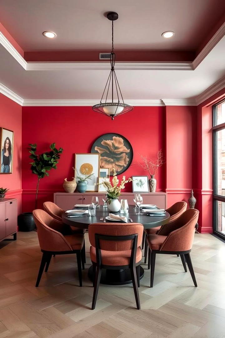 Rose Red Radiance - 21 Accent Wall Colors