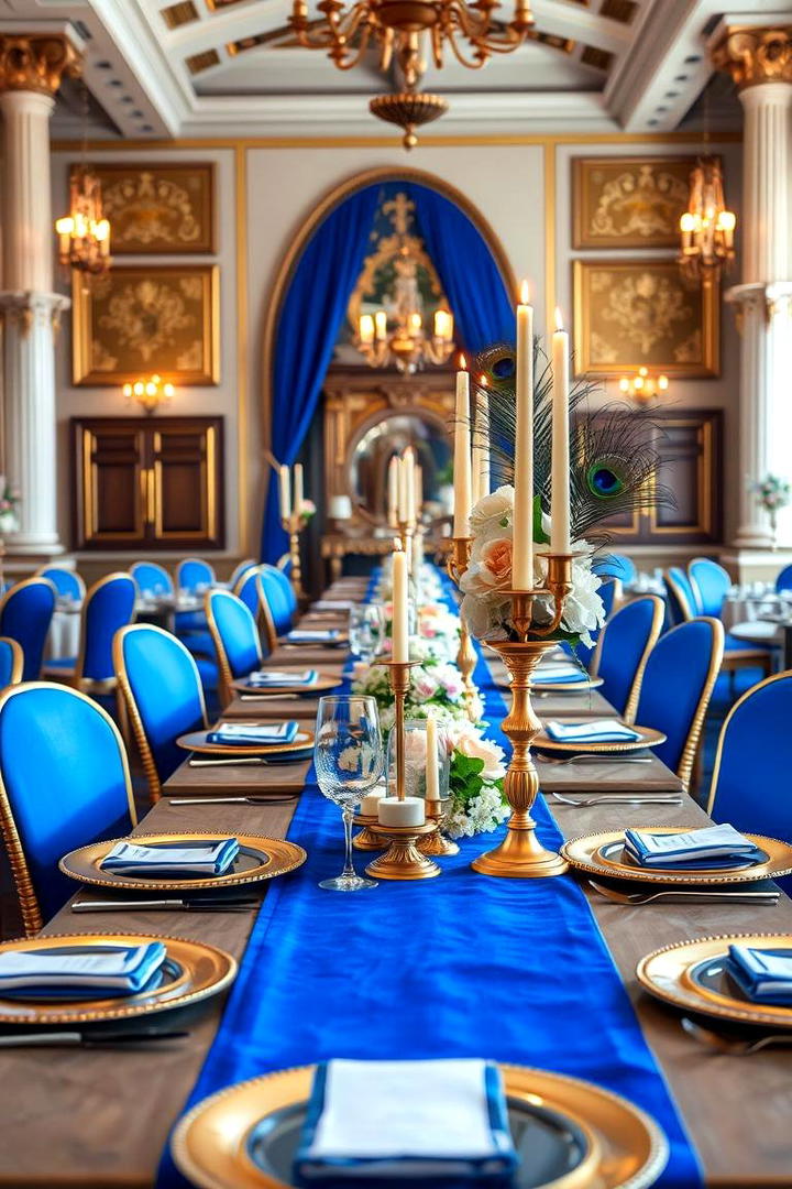 Royal Blue Grandeur - 30 Blue Wedding Theme Ideas