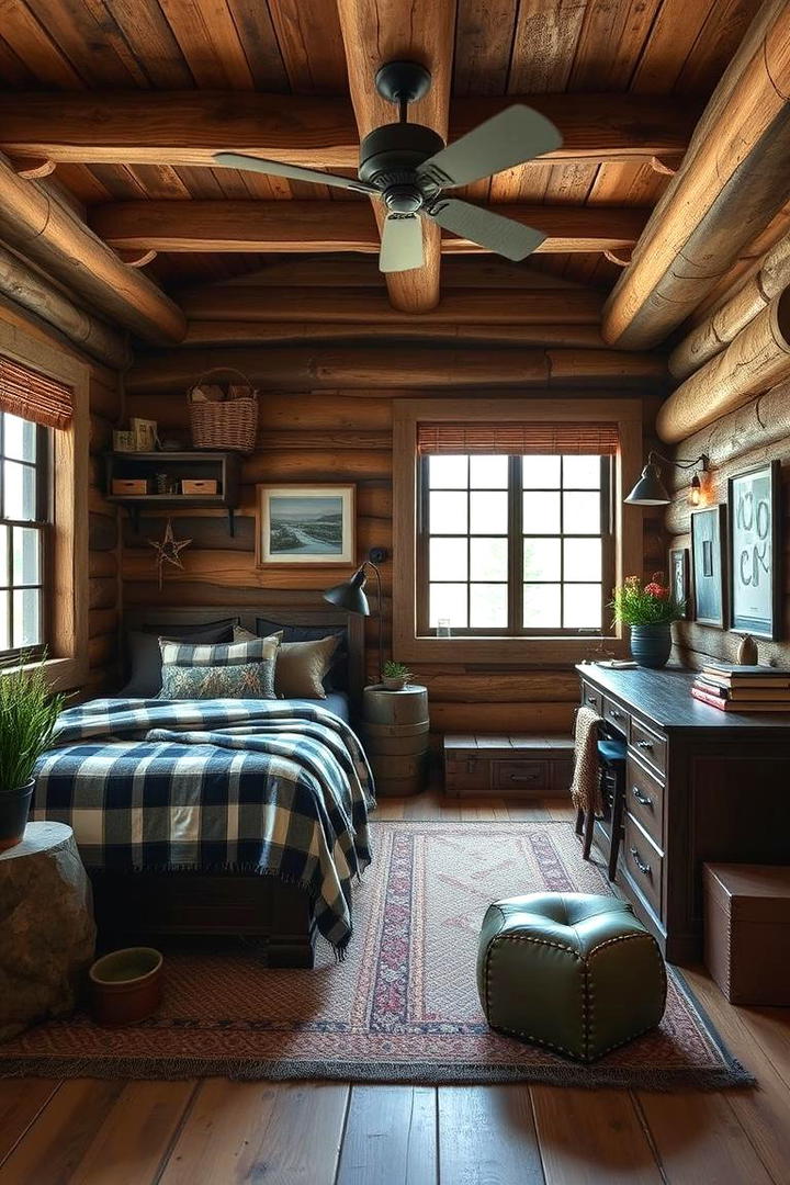 Rugged Rustic Retreat - 21 Boys Room Ideas