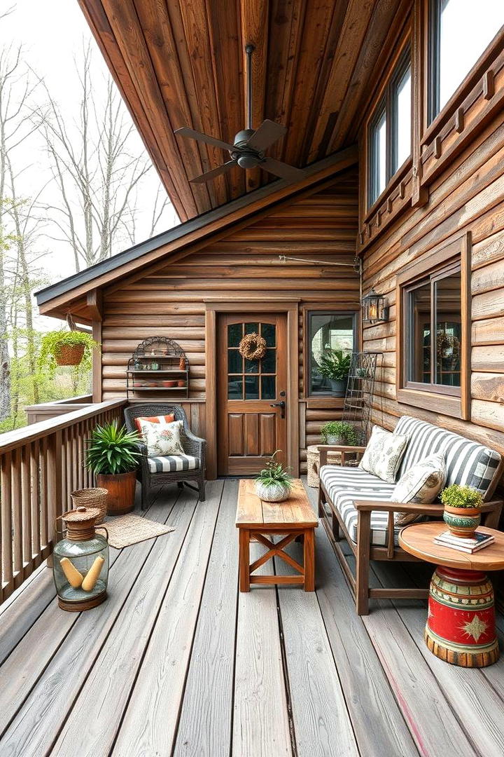 Rustic Charm Deck - 21 2nd Floor Deck Ideas