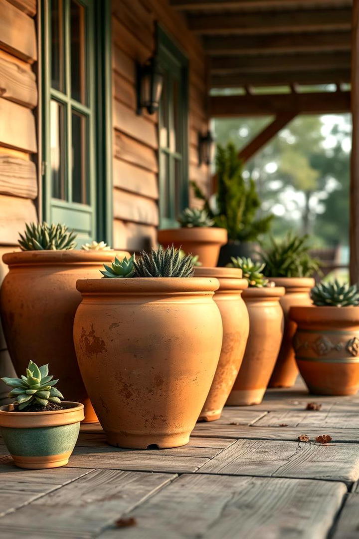 Rustic Charm Revival - 21 Painted Pot Ideas