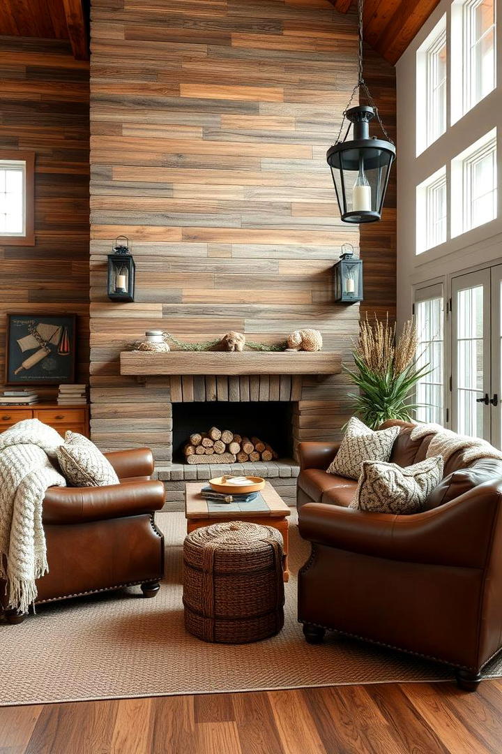 Rustic Coastal Revival - 21 Coastal Living Room Ideas