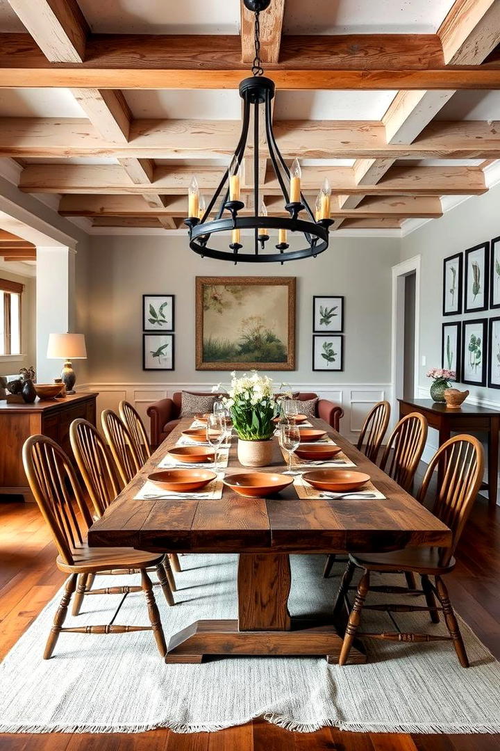 Rustic Dining Room Charm - 30 House Decor Ideas