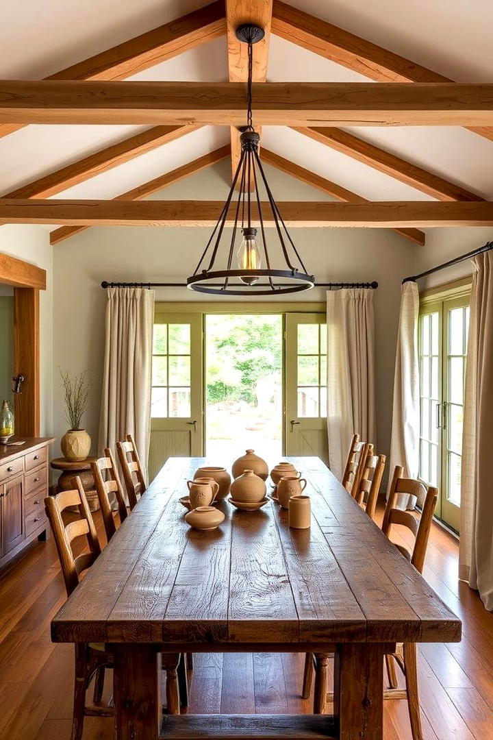 Rustic Dining Room Charm - 30 House Decor Ideastxt