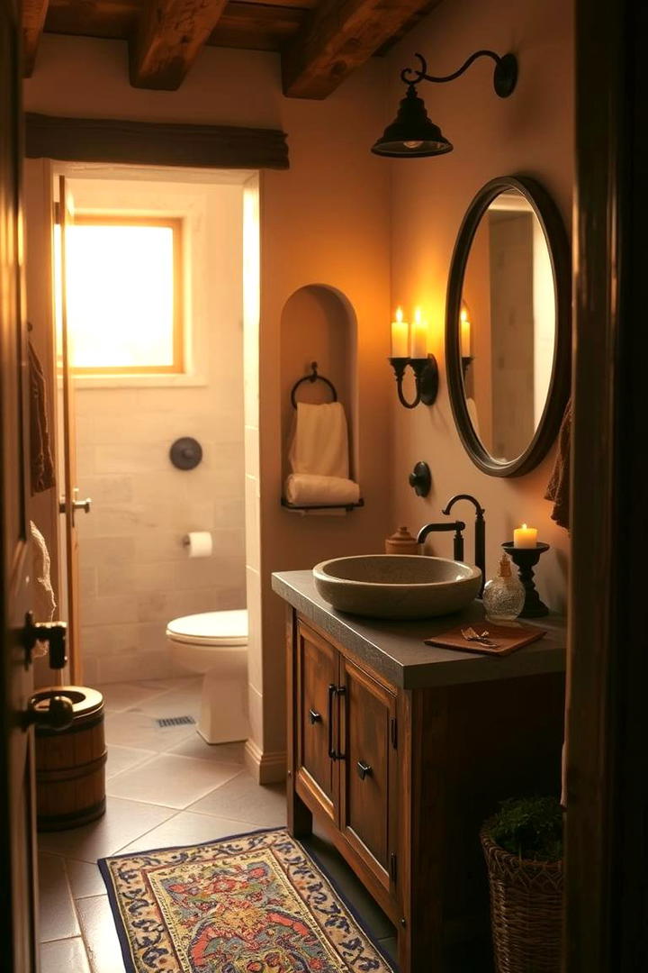 Rustic Elegance - 30 Ensuite Bathroom Ideas