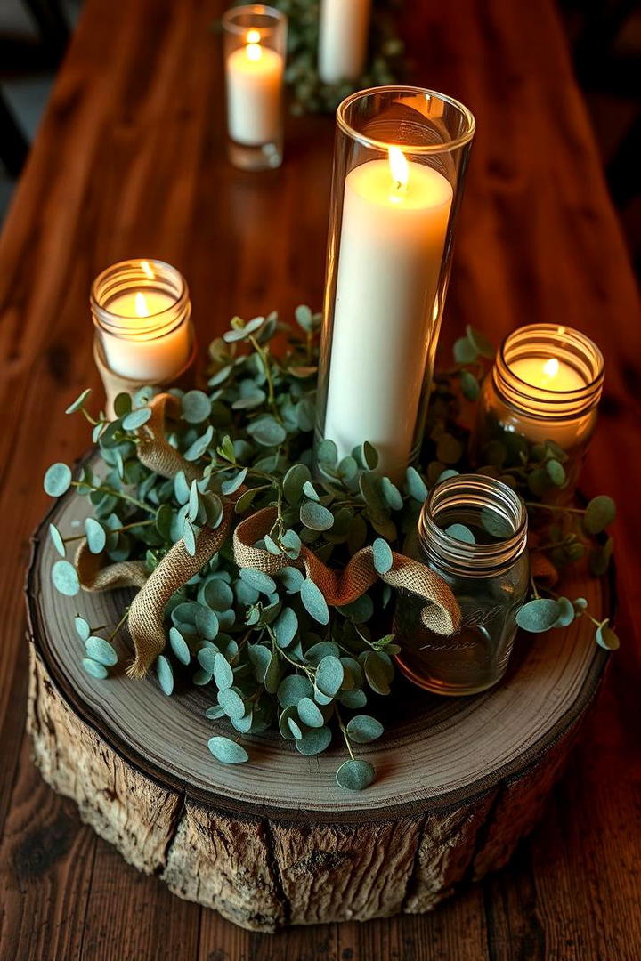 Rustic Eucalyptus Elegance - 30 Eucalyptus Wedding Centerpieces