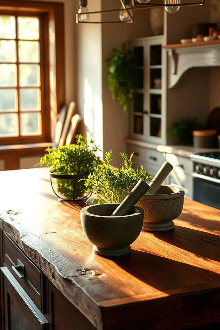 Rustic Farm to Table Counter Designs - 30 Kitchen Counter Decor Ideas