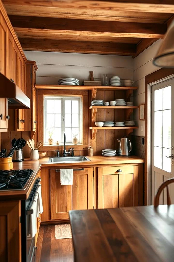 Rustic Farmhouse Cabinets - 21 Country Kitchen Ideas