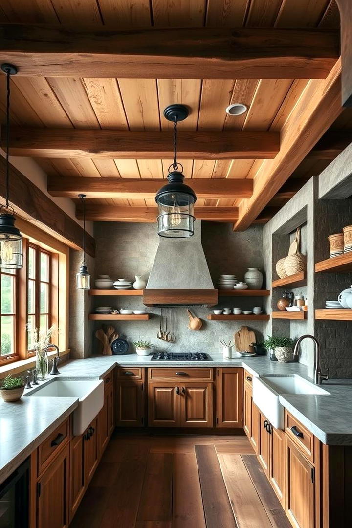 Rustic Farmhouse Charm - 21 Kitchen Design Ideas