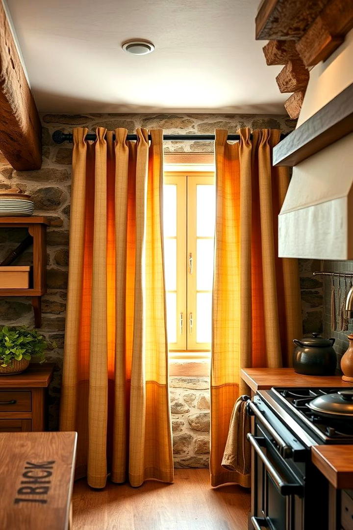 Rustic Farmhouse Curtains - 21 Kitchen Curtain Ideas