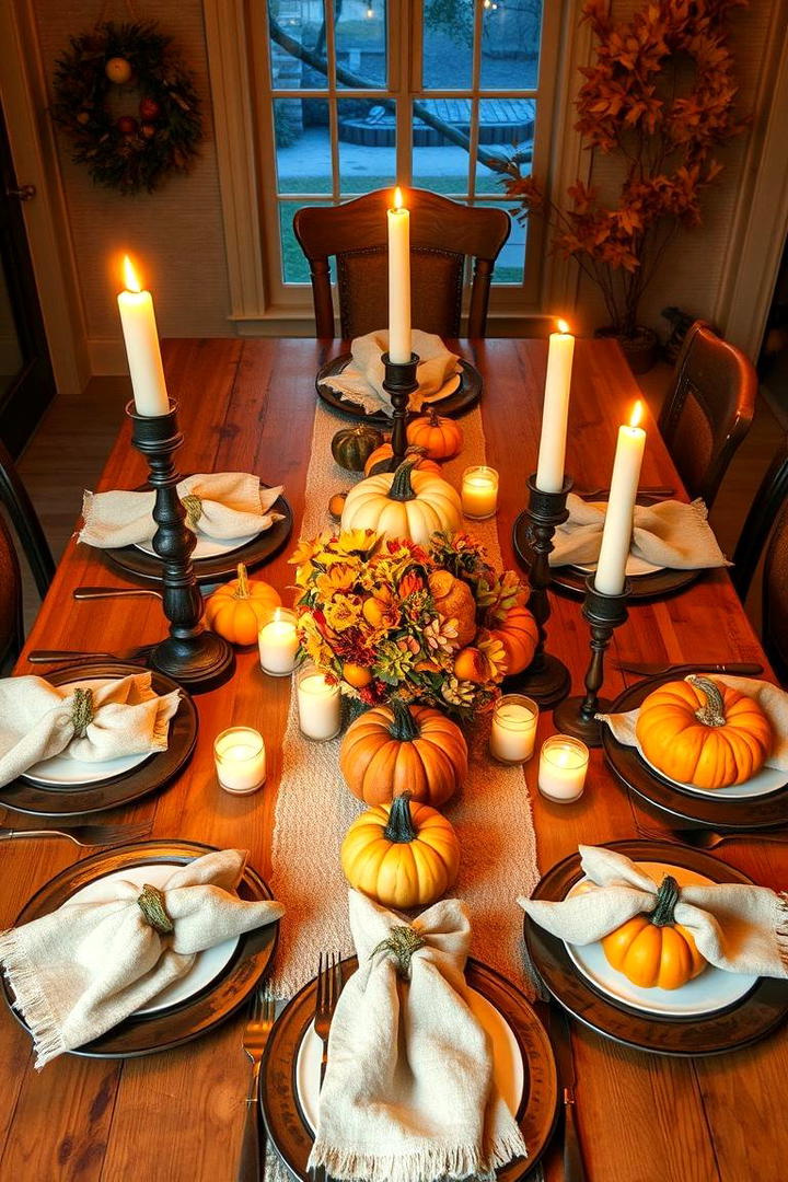 Rustic Farmhouse Elegance - 21 Thanksgiving Table Settings