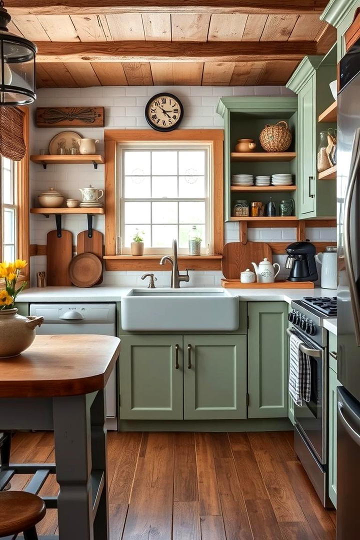 Rustic Farmhouse Flair - 21 Sage Green Paint Color Ideas