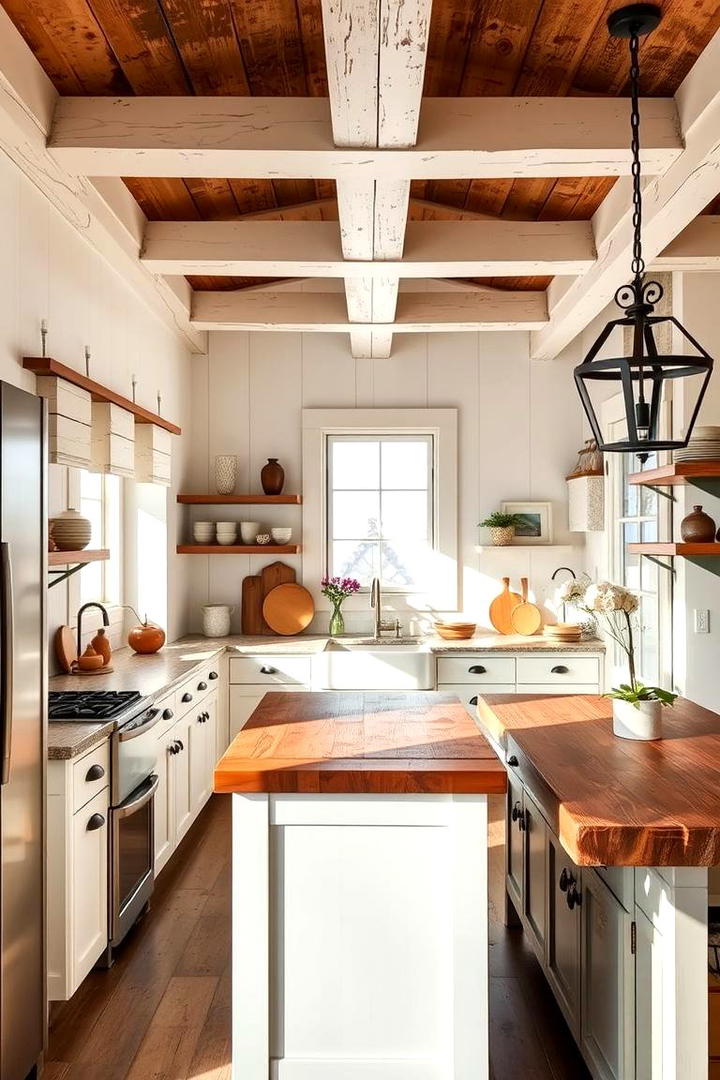 Rustic Farmhouse White - 21 White Kitchen Ideas