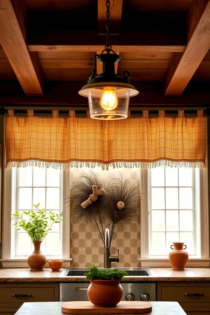 Rustic Farmhouse - 21 Window Valance Ideas