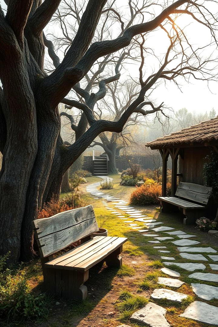 Rustic Garden Retreat - 30 Tree Landscaping Ideas