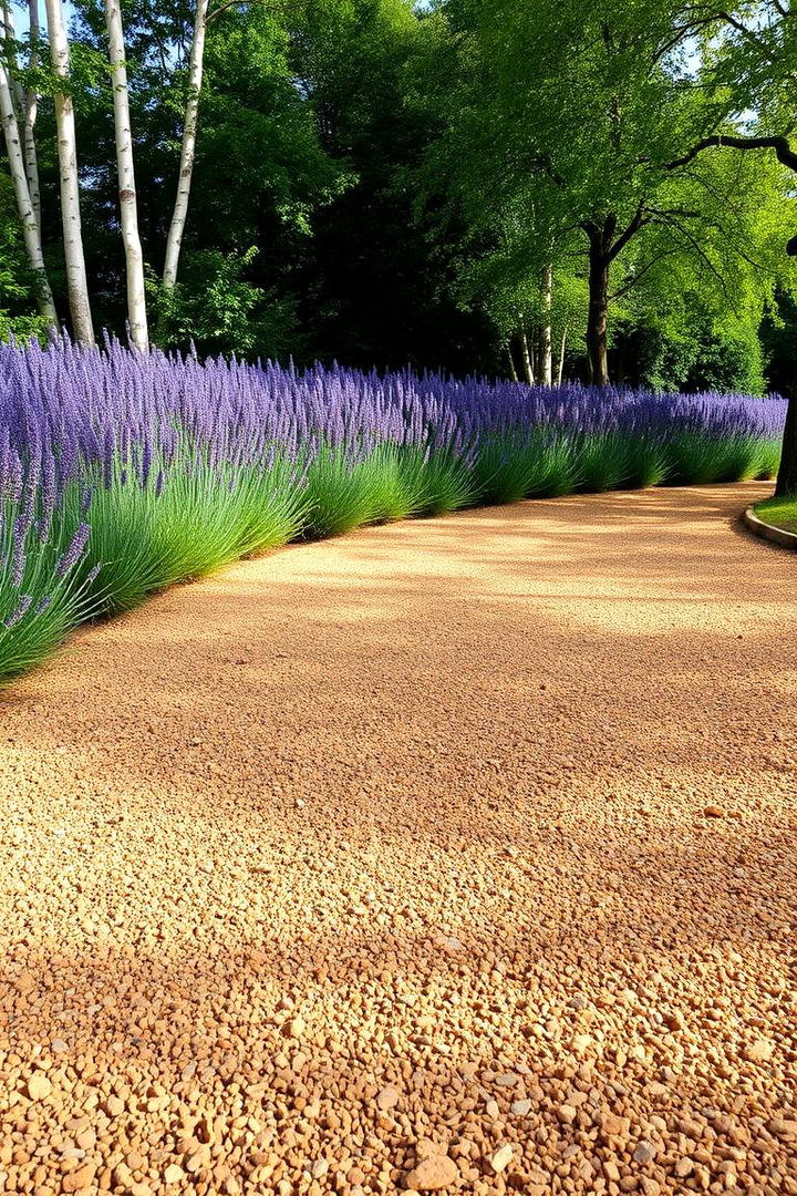 Rustic Gravel Outlines - 30 Modern Garden Edging Ideas