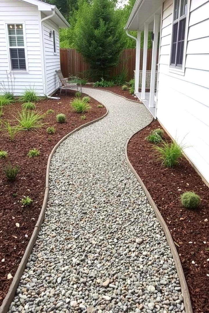 Rustic Gravel Pathway - 21 Hardscape Ideas