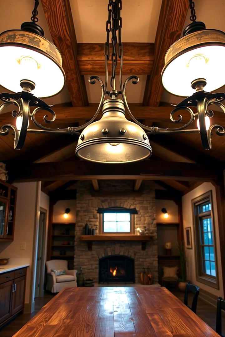 Rustic Lighting Fixtures - 21 Rustic Kitchen Ideas