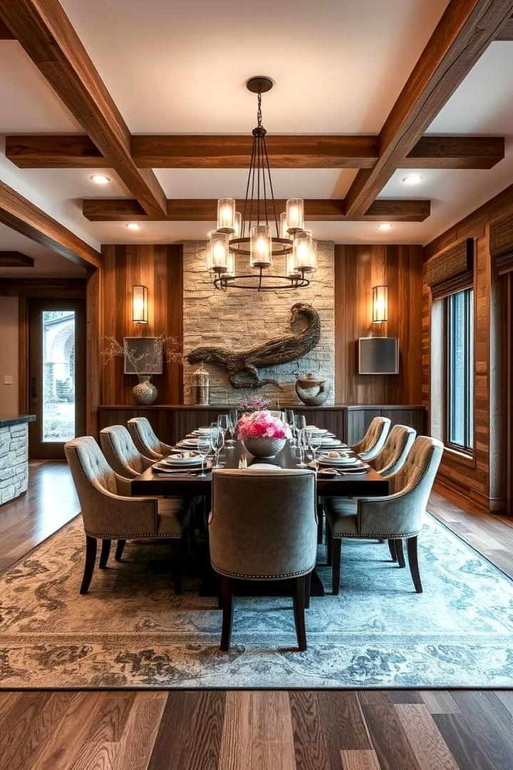 Rustic Luxury Dining - 21 Formal Dining Room Ideas