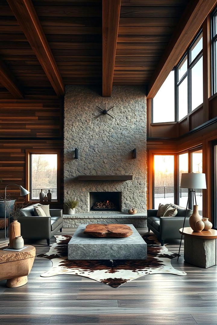 Rustic Modern Fusion - 21 Modern Living Room Ideas