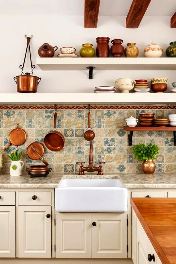 Rustic Modern Kitchen - 30 Spanish Mediterranean House Ideas