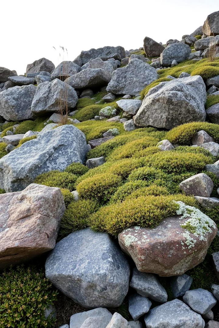 Rustic Natural Rock Garden - 21 Rock Garden Ideas