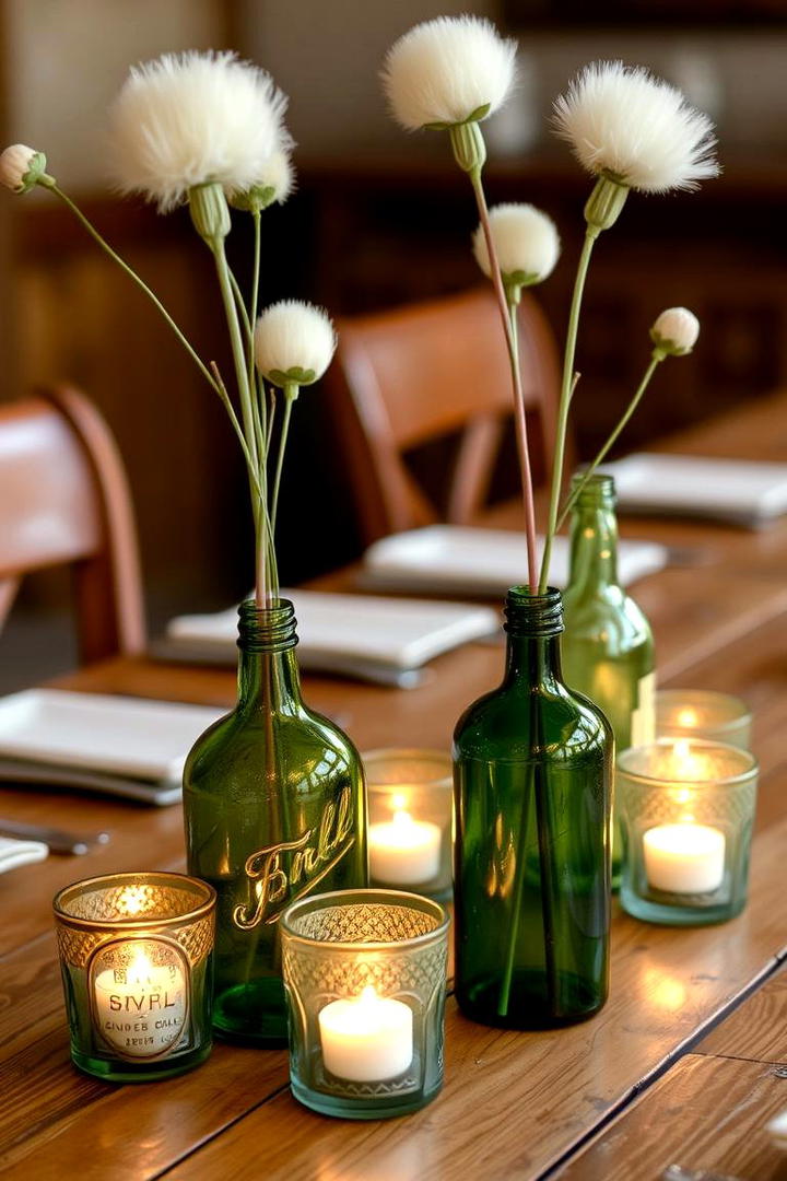 Rustic Pampas in Vintage Vases - 30 Pampas Grass Wedding Decor Ideas