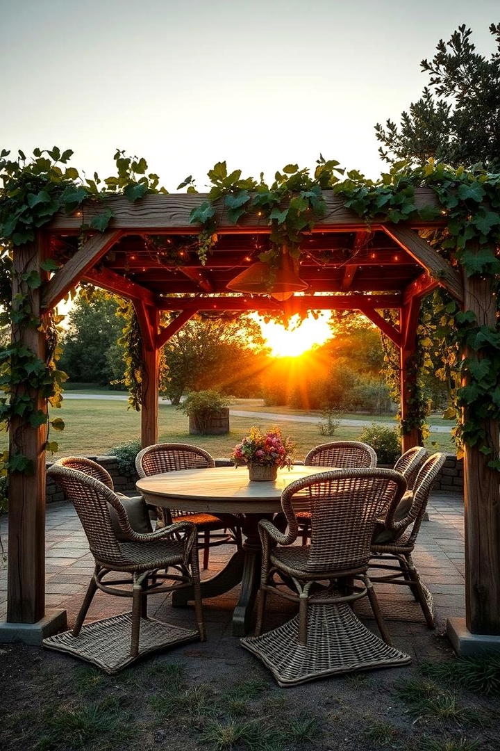 Rustic Pergola Retreat - 21 Secret Garden Ideas