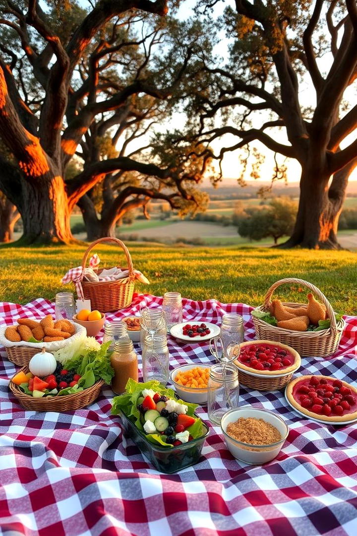 Rustic Picnic Style Fare - 21 Wedding Food Ideas