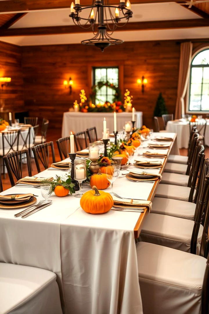 Rustic Pumpkin Centerpieces - 21 Fall Wedding Décor Ideas