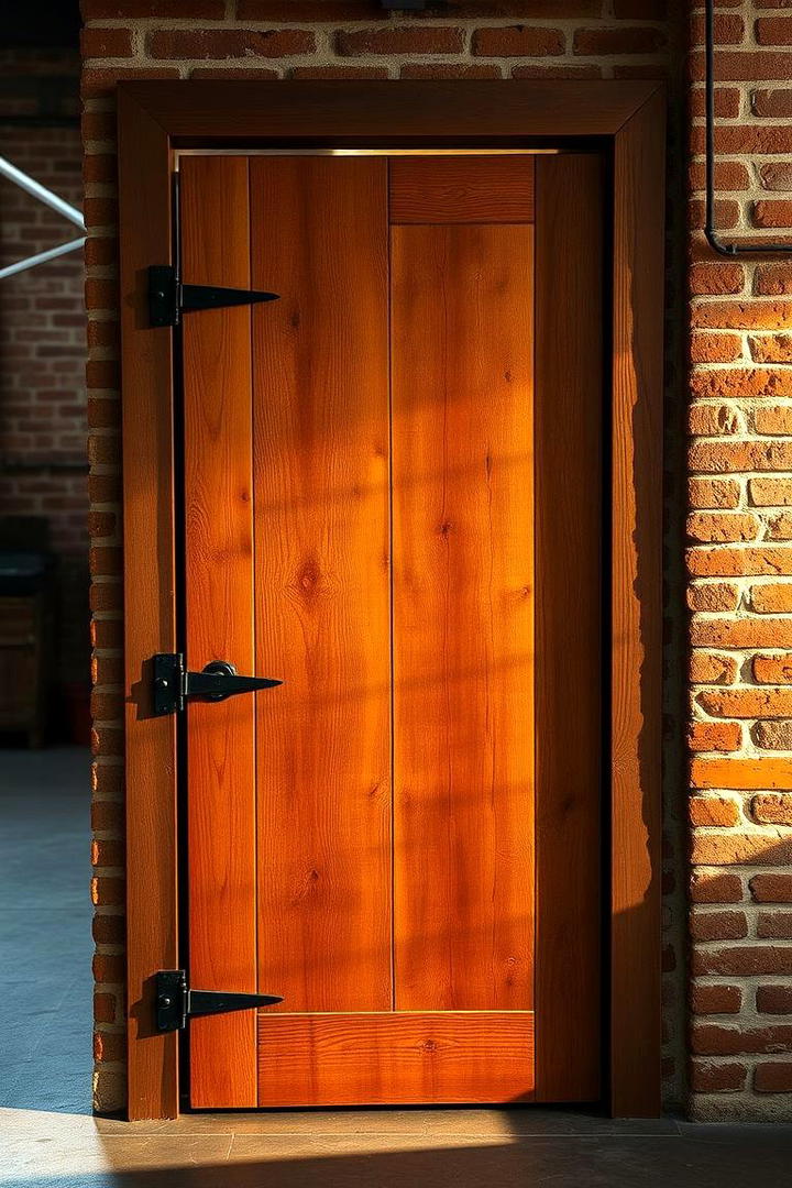 Rustic Reclaimed Wood Door - 30 closet door ideas