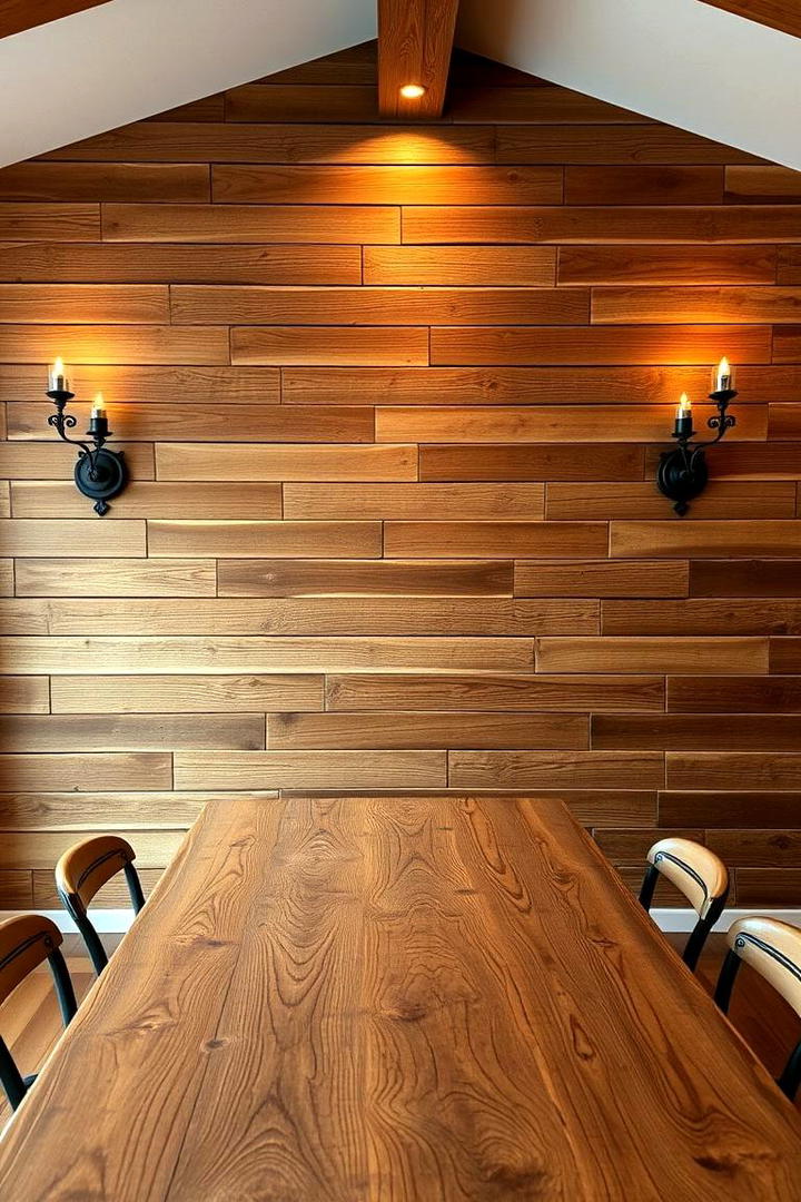 Rustic Reclaimed Wood Shiplap Accent Wall - 21 shiplap accent wall ideas