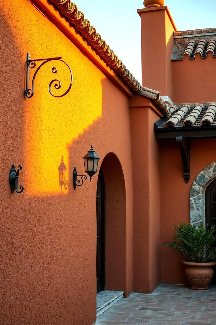 Rustic Terracotta Charm - 30 Stucco Colors for Home Exteriors