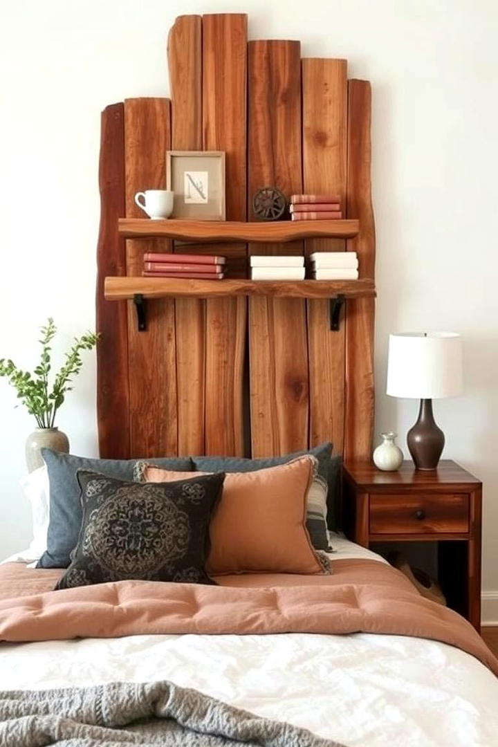 Rustic Wood Accents - 21 earthy bedroom ideas