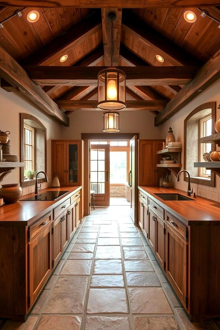 Rustic Wood Accents - 21 Rustic Kitchen Ideas