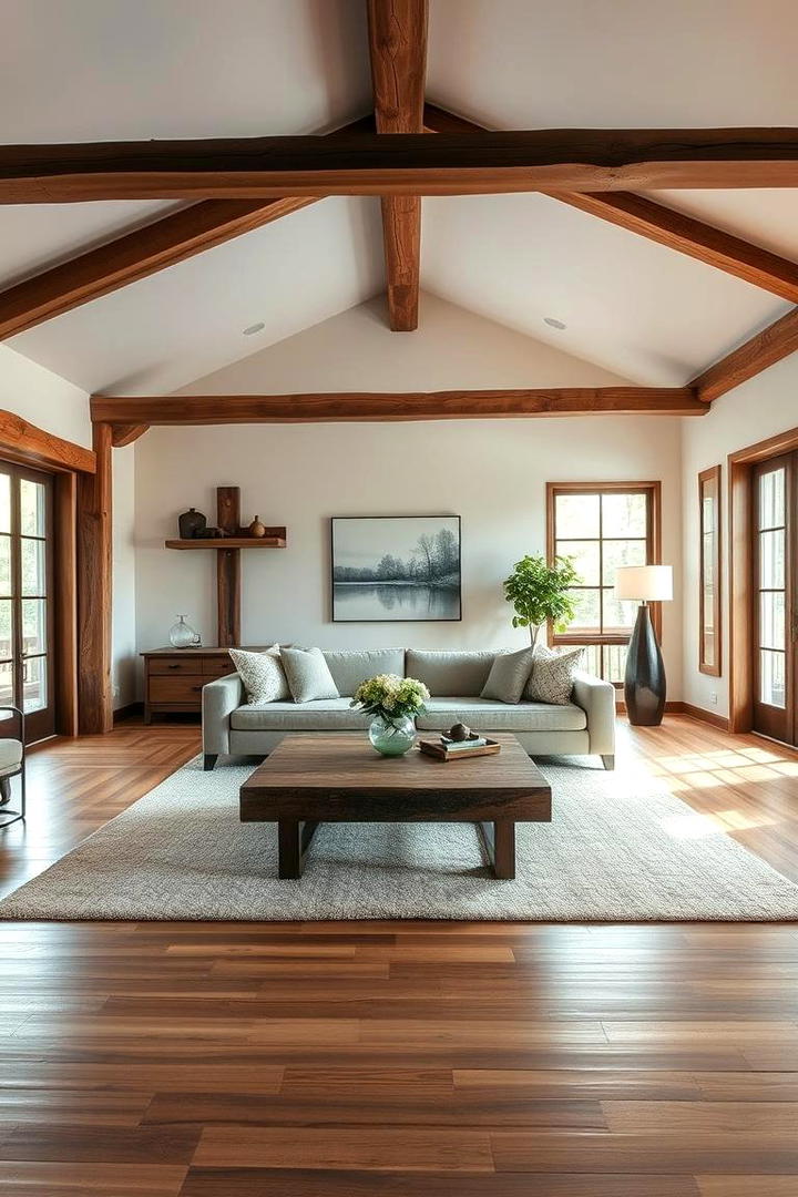 Rustic Wood Accents - 21 Cozy Living Room Ideas