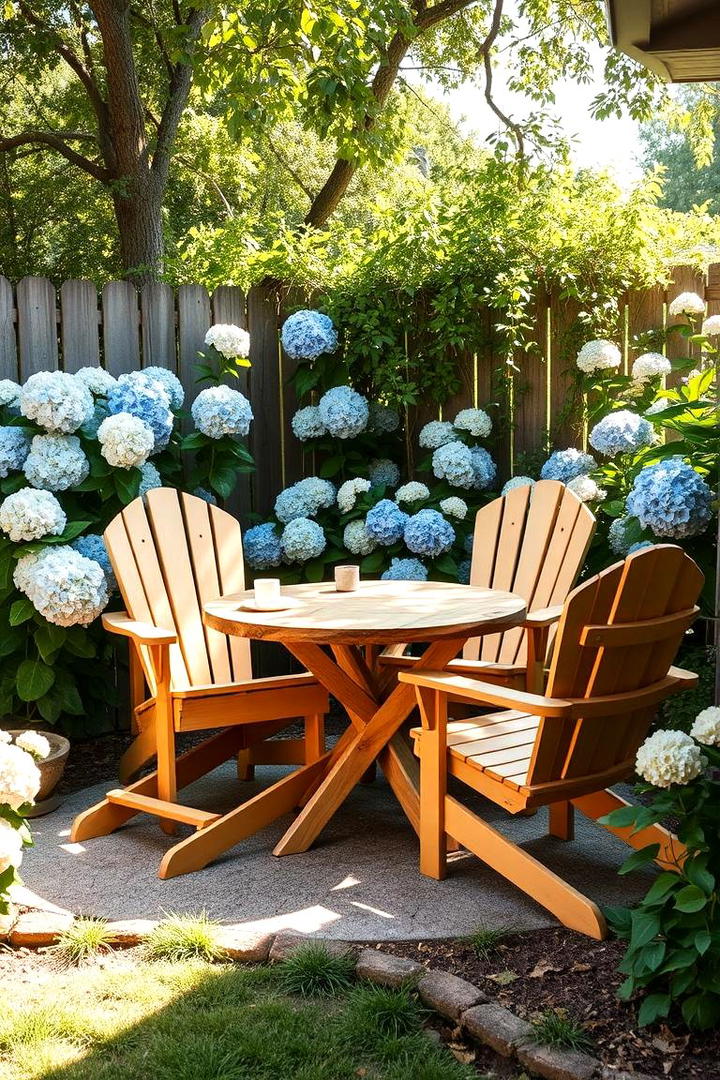 Rustic Wooden Adirondack Chairs - 21 Outdoor Furniture Ideas