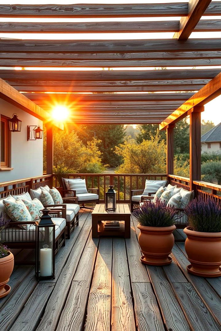 Rustic Wooden Deck Retreat - 21 Patio Deck Ideas