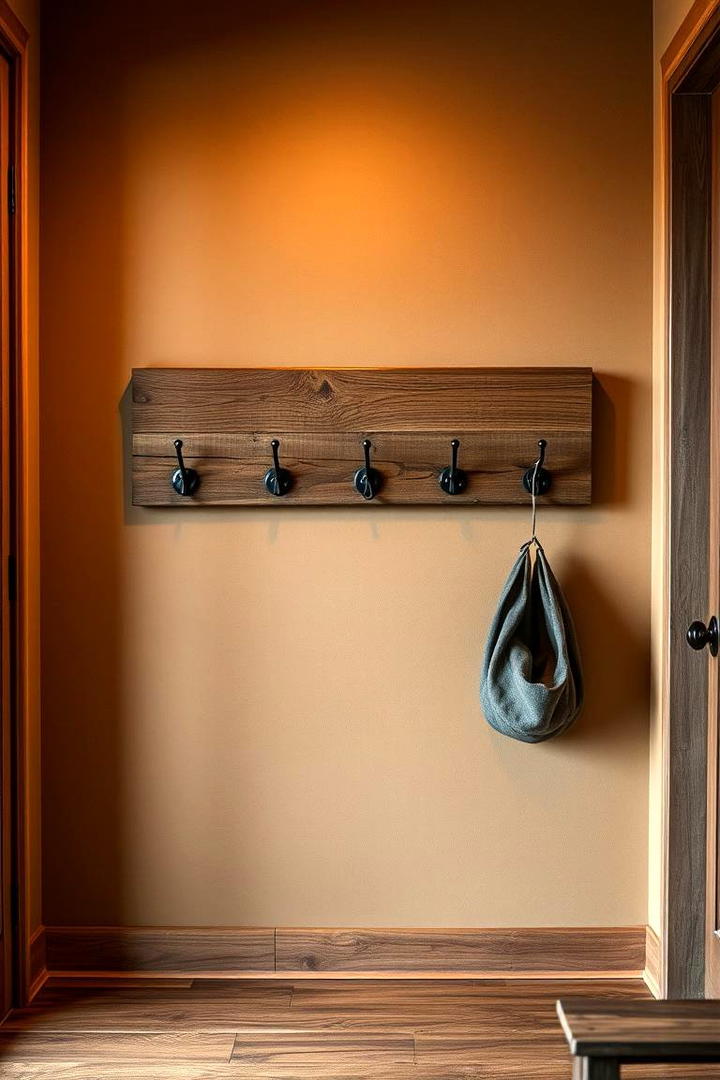 Rustic Wooden Hat Rack - 30 Hat Rack Ideas