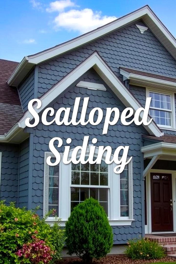 Scalloped Siding - 21 Exterior House Siding Ideas